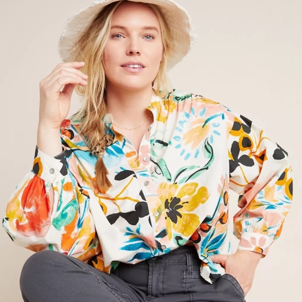 Anthropologie blouse shirt